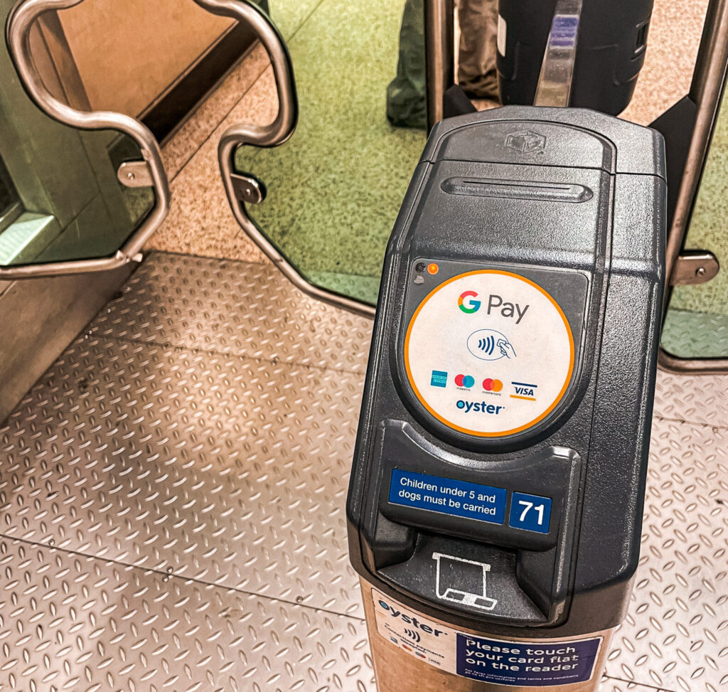 Use your credit card to get on the London Underground.