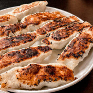 Chicken, bamboo, black fungus dumpling